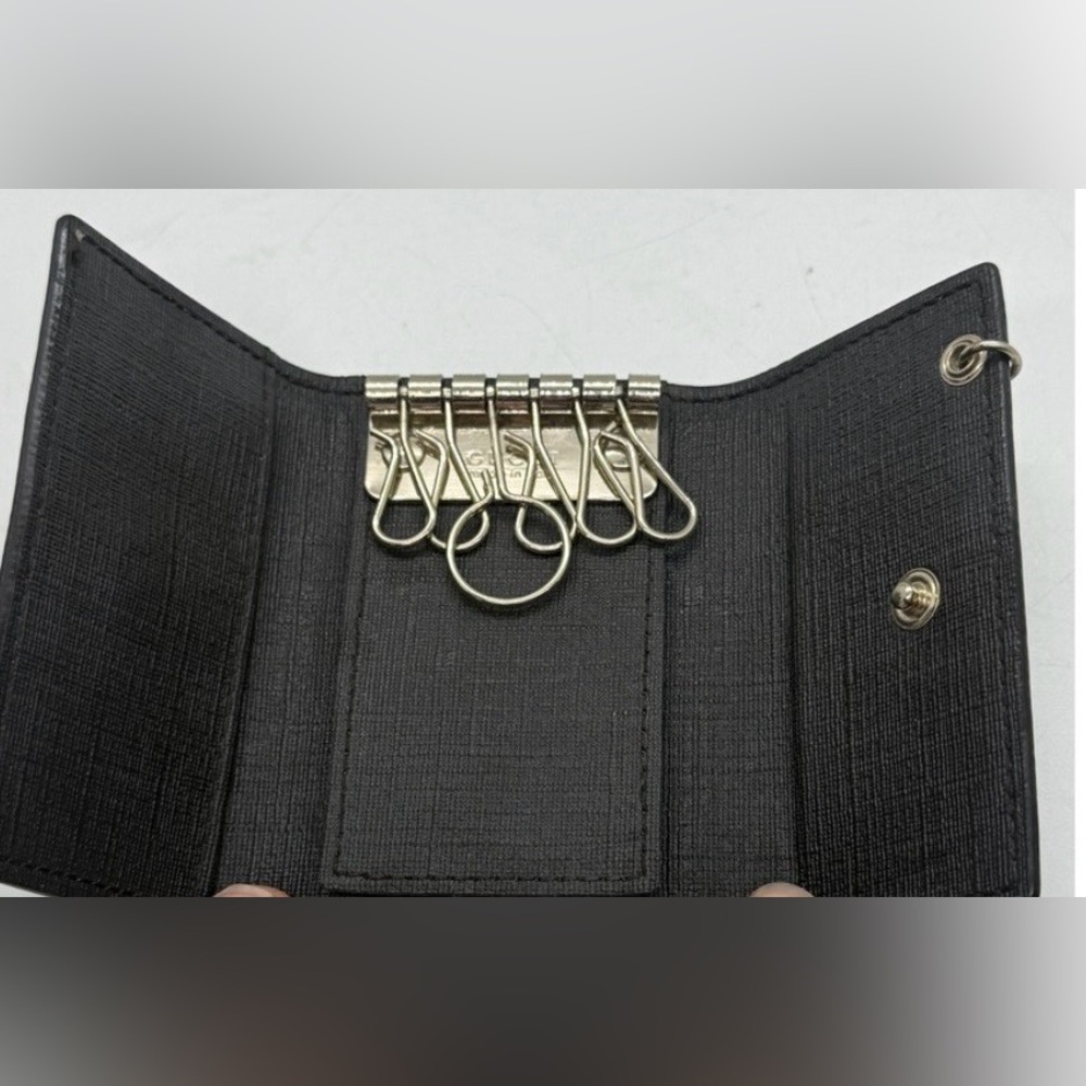 Gucci Beige and Brown Key & Card Holder - Picture 5 of 7